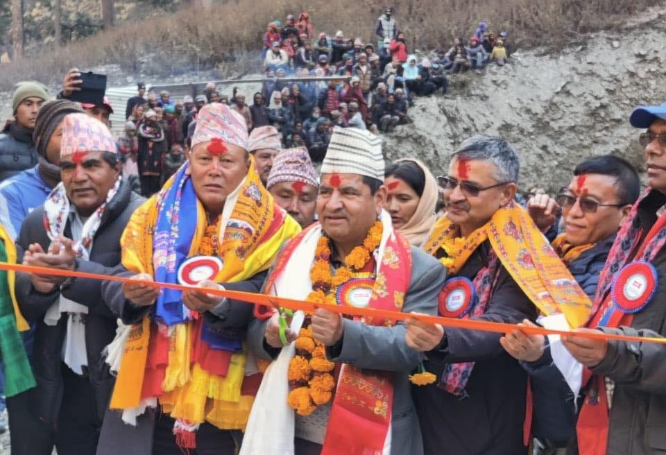 मन्त्री ज्वालाद्वारा सल्लिसल्लामा बेलीबृज उद्घाटन